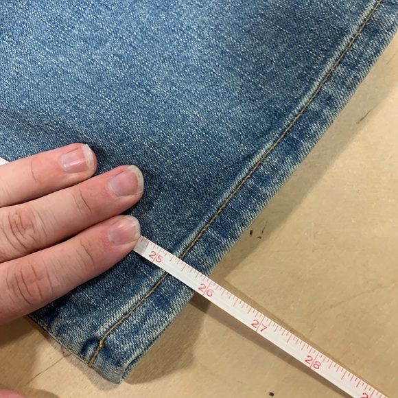 Lucky Brand Light Blue Relaxed 10 x 26 0446 Jeans Capri - Picture 4 of 8